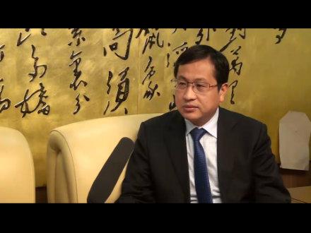 访中共红安县委副书记政法委书记刘堂军